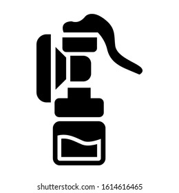 breast pump icon isolated sign symbol vector illustration - high quality black style vector icons
