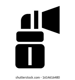 breast pump icon isolated sign symbol vector illustration - high quality black style vector icons
