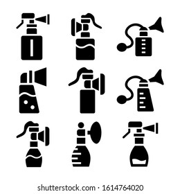 breast pump icon isolated sign symbol vector illustration - Collection of high quality black style vector icons
