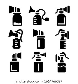 breast pump icon isolated sign symbol vector illustration - Collection of high quality black style vector icons
