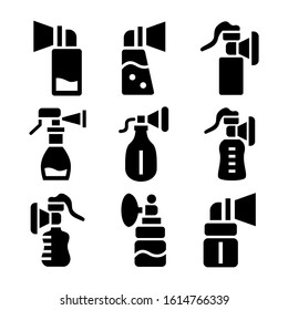 breast pump icon isolated sign symbol vector illustration - Collection of high quality black style vector icons
