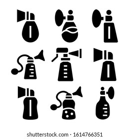 breast pump icon isolated sign symbol vector illustration - Collection of high quality black style vector icons
