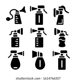 breast pump icon isolated sign symbol vector illustration - Collection of high quality black style vector icons
