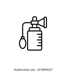 Breast Pump icon in line style