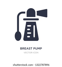 breast pump icon on white background. Simple element illustration from Health and medical concept. breast pump sign icon symbol design.