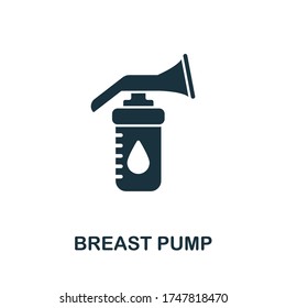 Breast Pump icon. Simple element from baby feeding collection. Creative Breast Pump icon for web design, templates, infographics and more