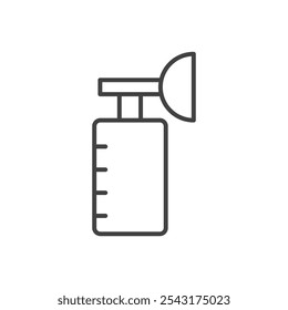 Breast pump icon. simple vecor icon.
