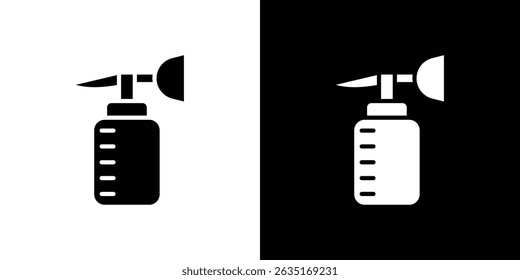 Símbolos del icono del extractor de leche. Ilustración vectorial.