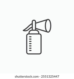Breast pump icon vector illustration. EPS10