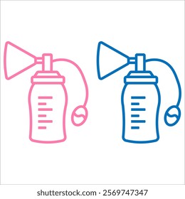 breast pump icon vector illustration symbol