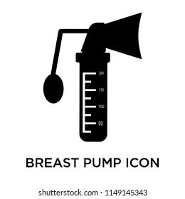 Breast pump icon vector isolated on white background for your web and mobile app design, Breast pump logo concept