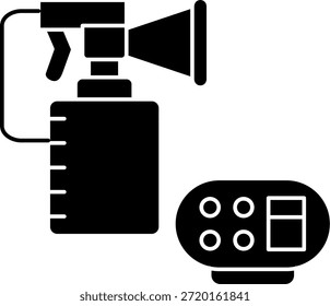 Línea de extractor de leche Vector Icon Design