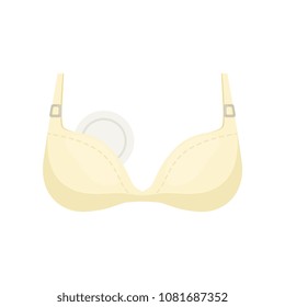 Breastfeeding bra vector Illustration on a white background