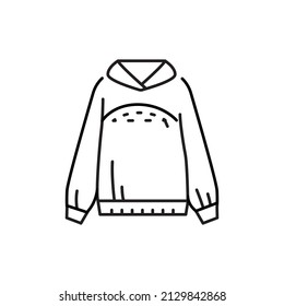 Breastfeeding hoodie color line icon. Human diseases. Pictogram for web page, mobile app, promo.