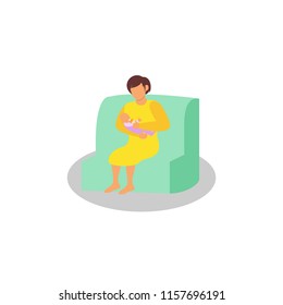 Breastfeeding Illustration Vector