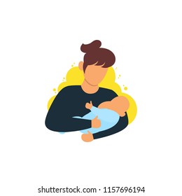 Breastfeeding Illustration Vector