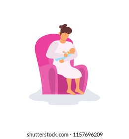 Breastfeeding Illustration Vector