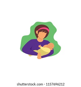 Breastfeeding Illustration Vector