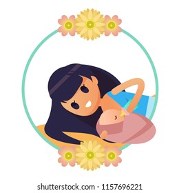 Breastfeeding Illustration Vector