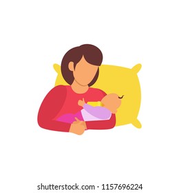 Breastfeeding Illustration Vector