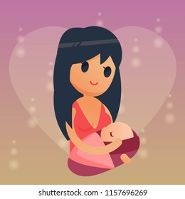 Breastfeeding Illustration Vector