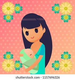 Breastfeeding Illustration Vector