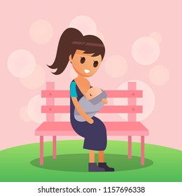 Breastfeeding Illustration Vector