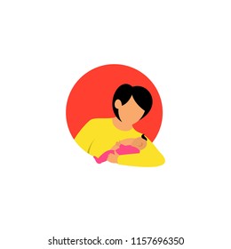 Breastfeeding Illustration Vector