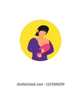 Breastfeeding Illustration Vector