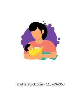 Breastfeeding Illustration Vector