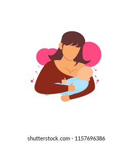 Breastfeeding Illustration Vector
