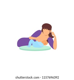 Breastfeeding Illustration Vector