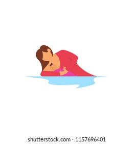 Breastfeeding Illustration Vector
