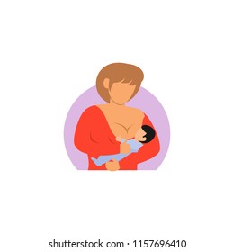 Breastfeeding Illustration Vector