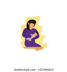 Breastfeeding Illustration Vector