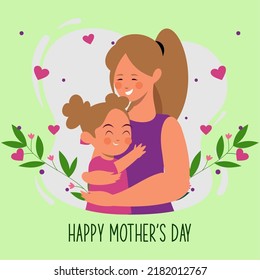 Breastfeeding Week Day Illustration Vector Graphics Of Mother is Breastfeeding Her Child Good For