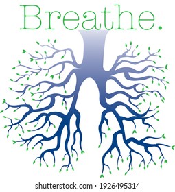 Breath in oxygen, we need trees to live