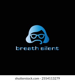 breath silent women logo design