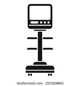 Breath ventilator machine icon simple vector. Hospital patient. Care device