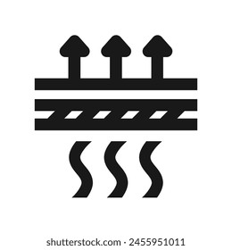 breathable icon vector illustration isolated
