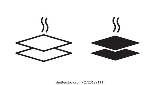 Ilustração de ícone de couro respirável, vetor de linha fina, sinal de web design,