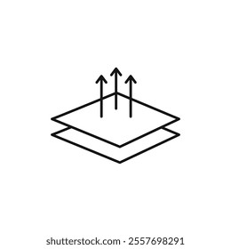 Breathable leather icon Isolated flat vector in outline