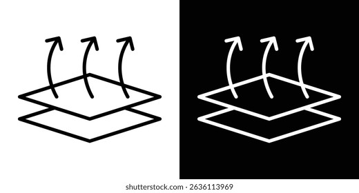 Símbolo de ícone de couro respirável conceito para design gráfico, Site, UI. EPS