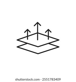 Breathable leather icon Thin isolated logo