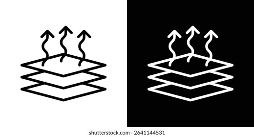 Breathable leather icon vector simple element illustration editable