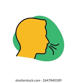 Breathe Clean Icon vector stock illustration