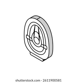 breathing barrier first aid isometric icon vector. breathing barrier first aid sign. isolated symbol illustration