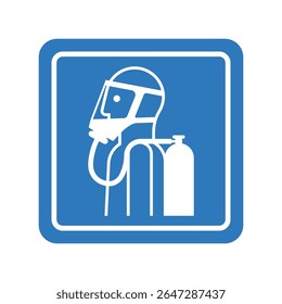 Breathing equipment must be used for protection