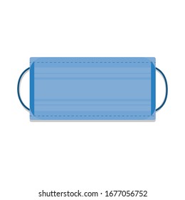 Breathing medical respiratory mask. Hospital or pollution protect face masking. Good help COVID-19 (coronavirus).