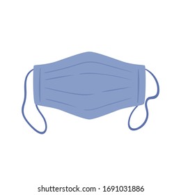 Breathing medical respiratory mask. Hospital or pollution protect face masking. Good help COVID-19 (coronavirus).